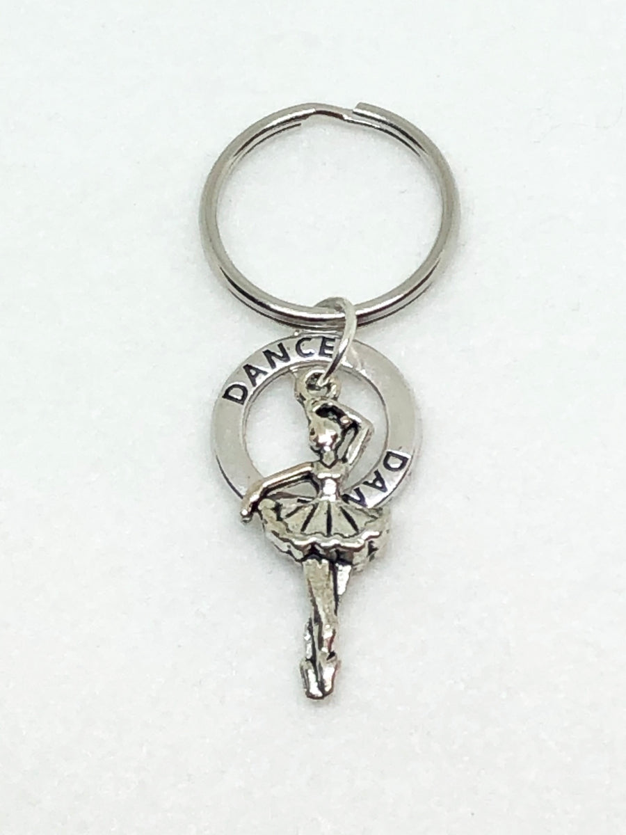 Personalize Your Own Cheerleading Charm Key Chain, Cheerleading Accessories 4 Charms