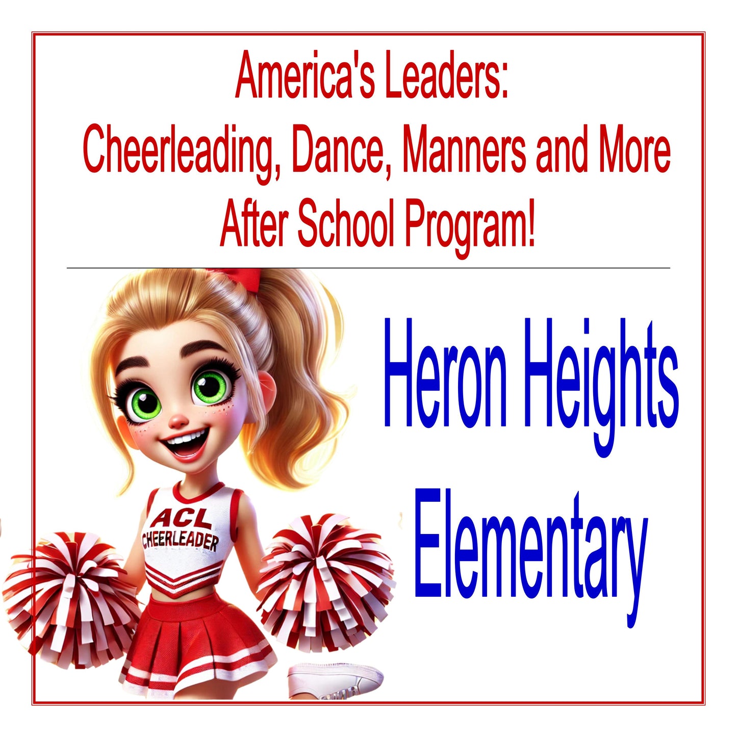 After School Program - Heron Heights Cheerleading Spring 2025