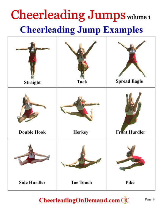 Learning the Cheerleading Jumps - Cheer HQ