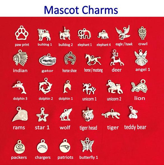 Croc Charms Custom School Mascot Logo or Emblem minimum 